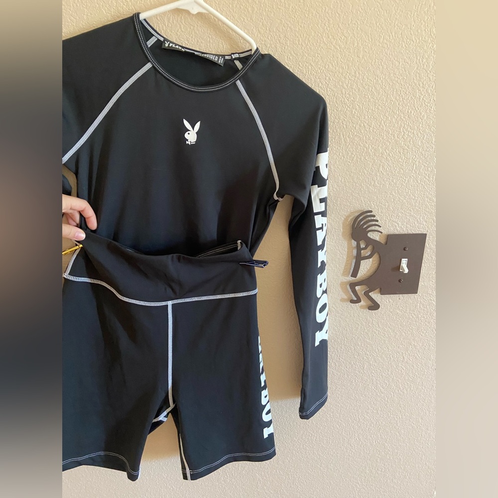 Playboy 2 piece workout set